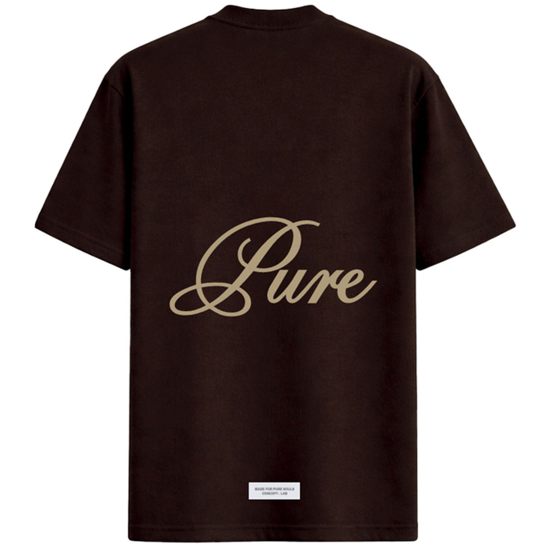 Brown Logo Tee
