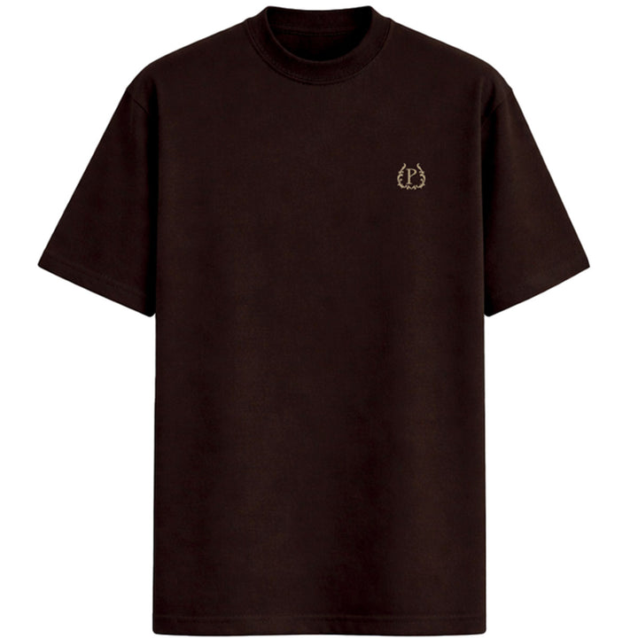 Brown Logo Tee