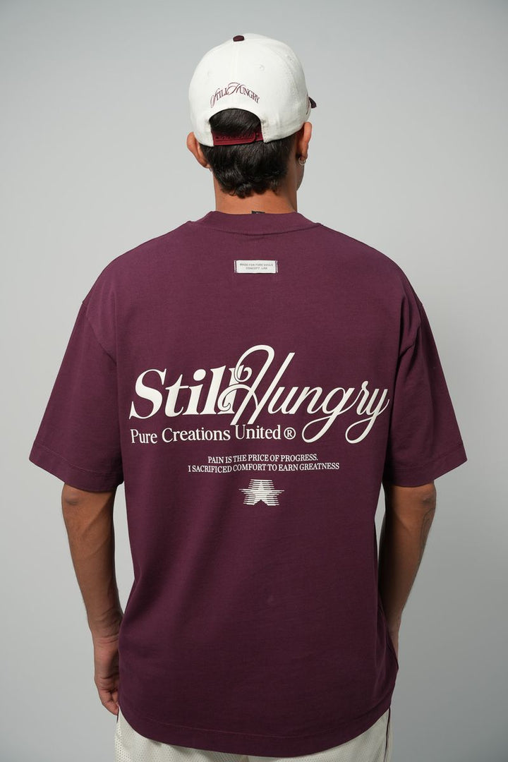 Still Hungry Burgundy Tee