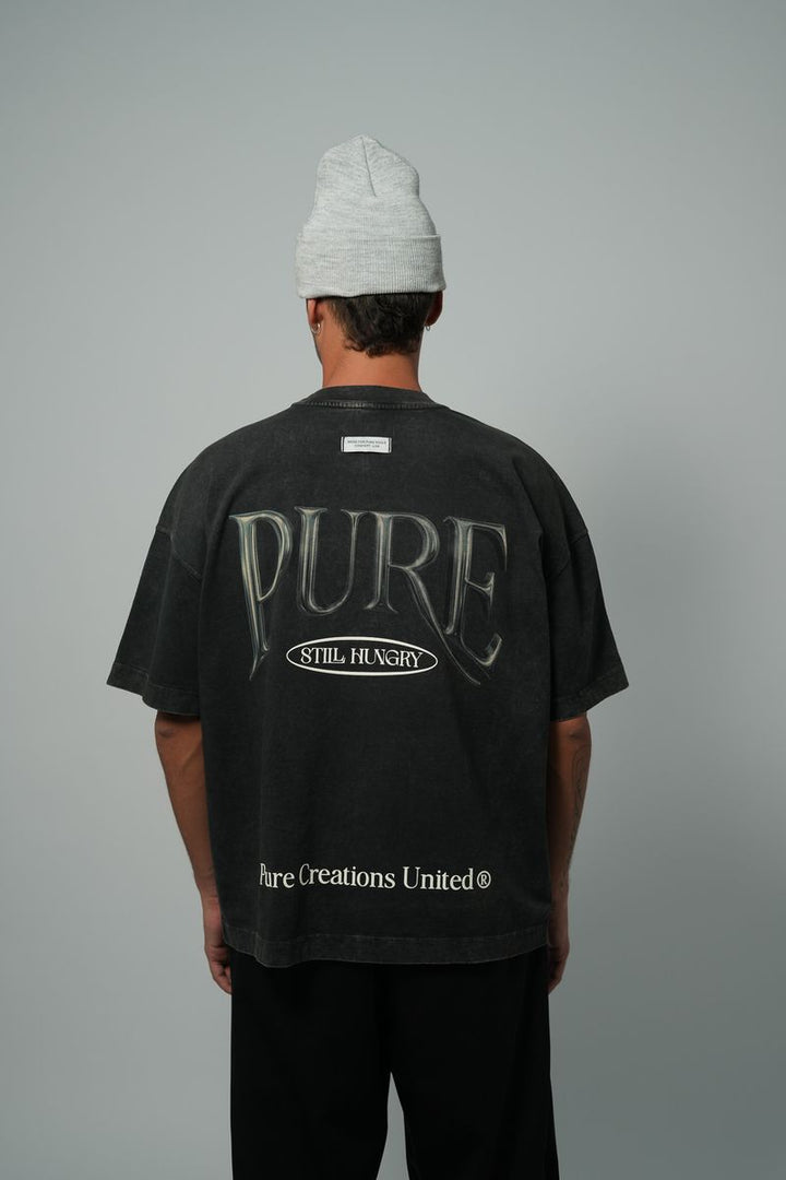 Still Hungry Washed Grey Tee