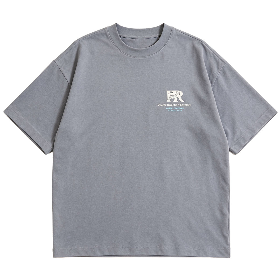 Across the Lines Pure Tee (Light Blue)