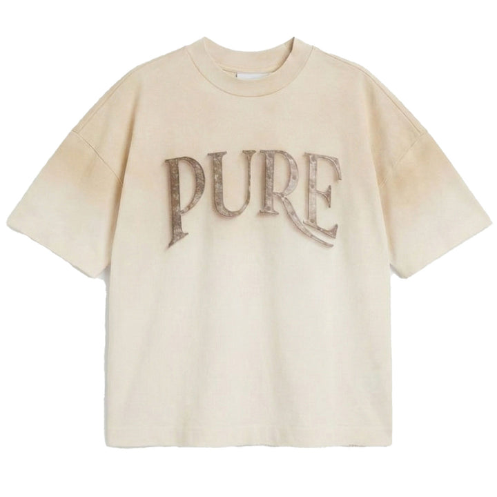 Rustic Monogram Tee (Cream)