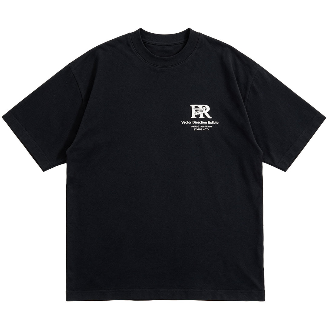 Across the Lines Pure Tee (Black)