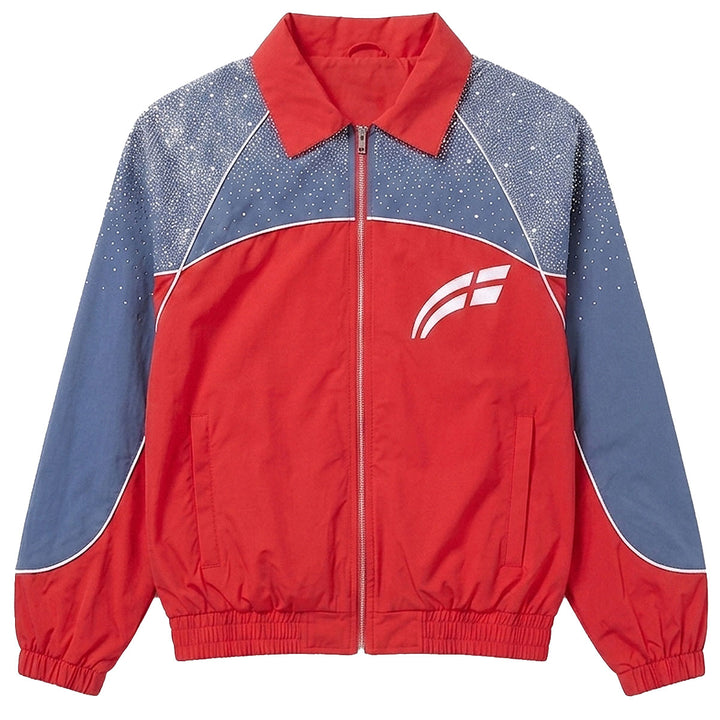 Astral Windbreaker (Cherry / Steel Blue)