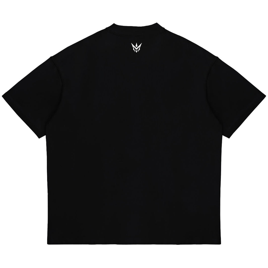 Senses Angel Oversize Rhinestone Tee (Black)