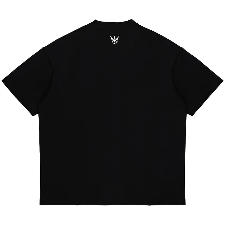 Senses Angel Oversize Rhinestone Tee (Black)