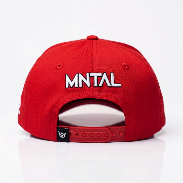 Embroidered M Hat (Red)