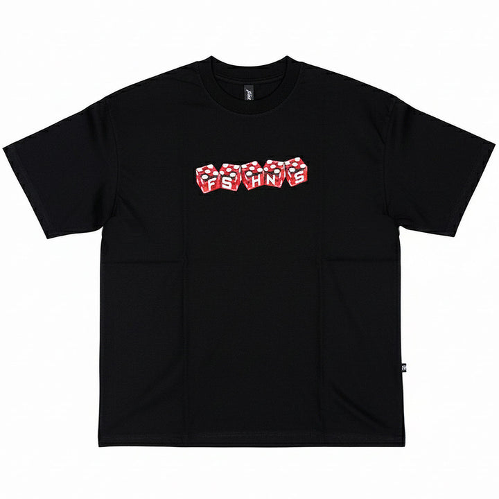 Red Dice Oversize Tee (Black)