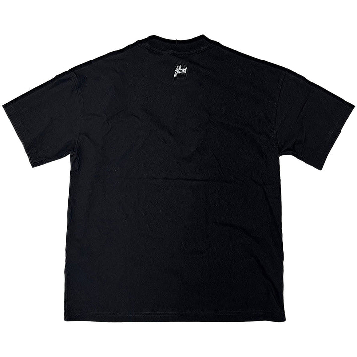 Zorath Rhinestone Oversize Tee (Black/Red)