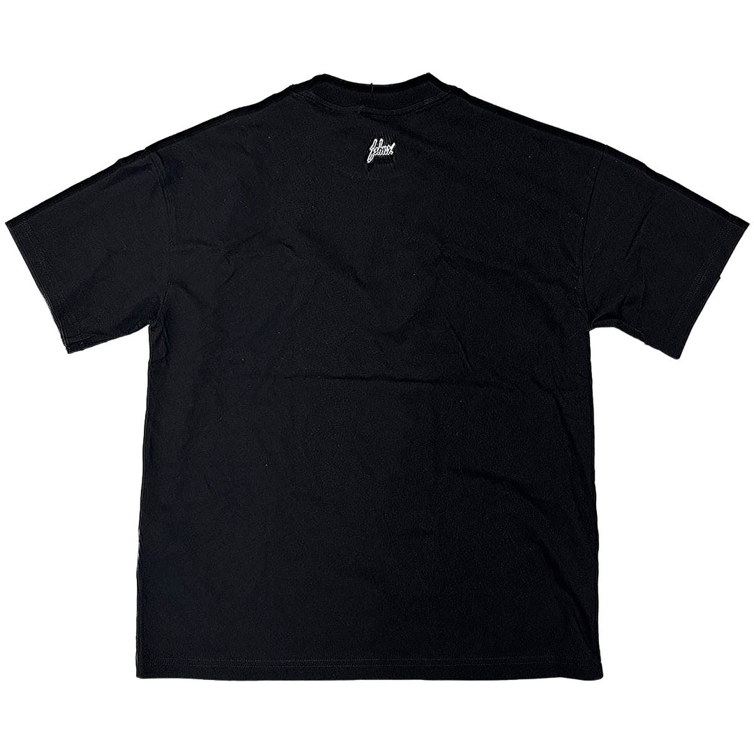 Zorath Rhinestone Oversize Tee (Black)