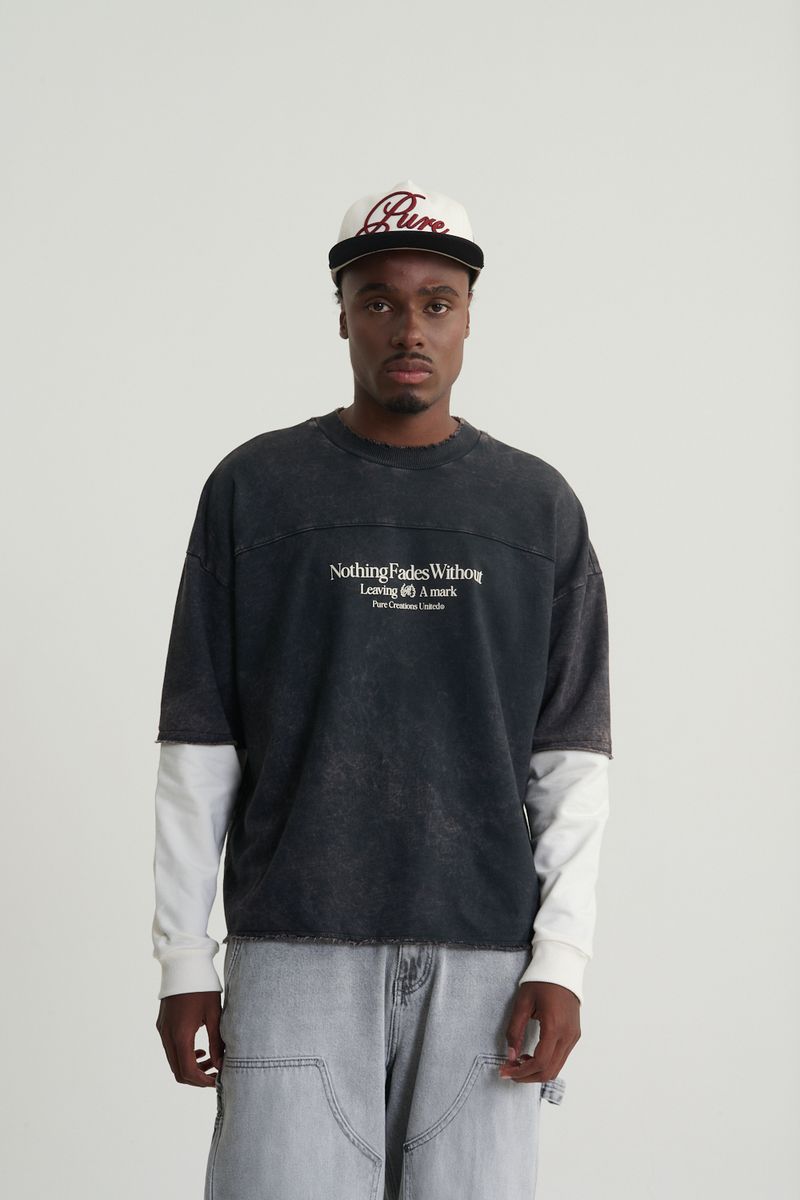 Rustic Long Sleeve Tee (Black)