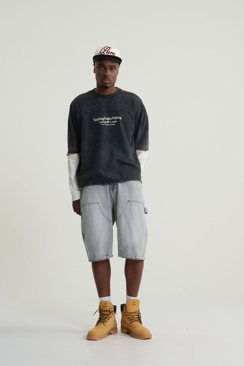 Rustic Long Sleeve Tee (Black)