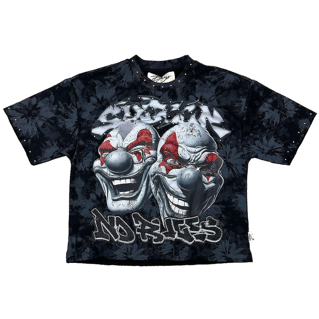Sinner Club Cropped Tee (Black)