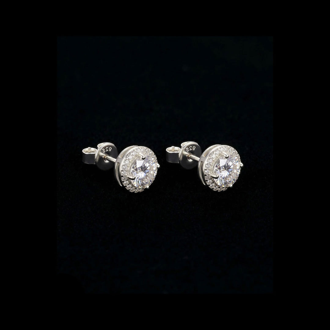 Small Zenith Moissanite Earrings