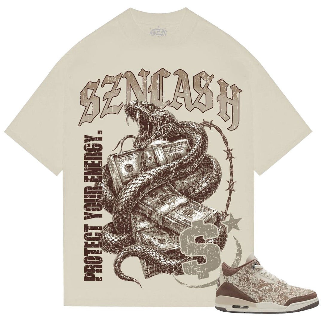 Snake Money Tee (Cream)