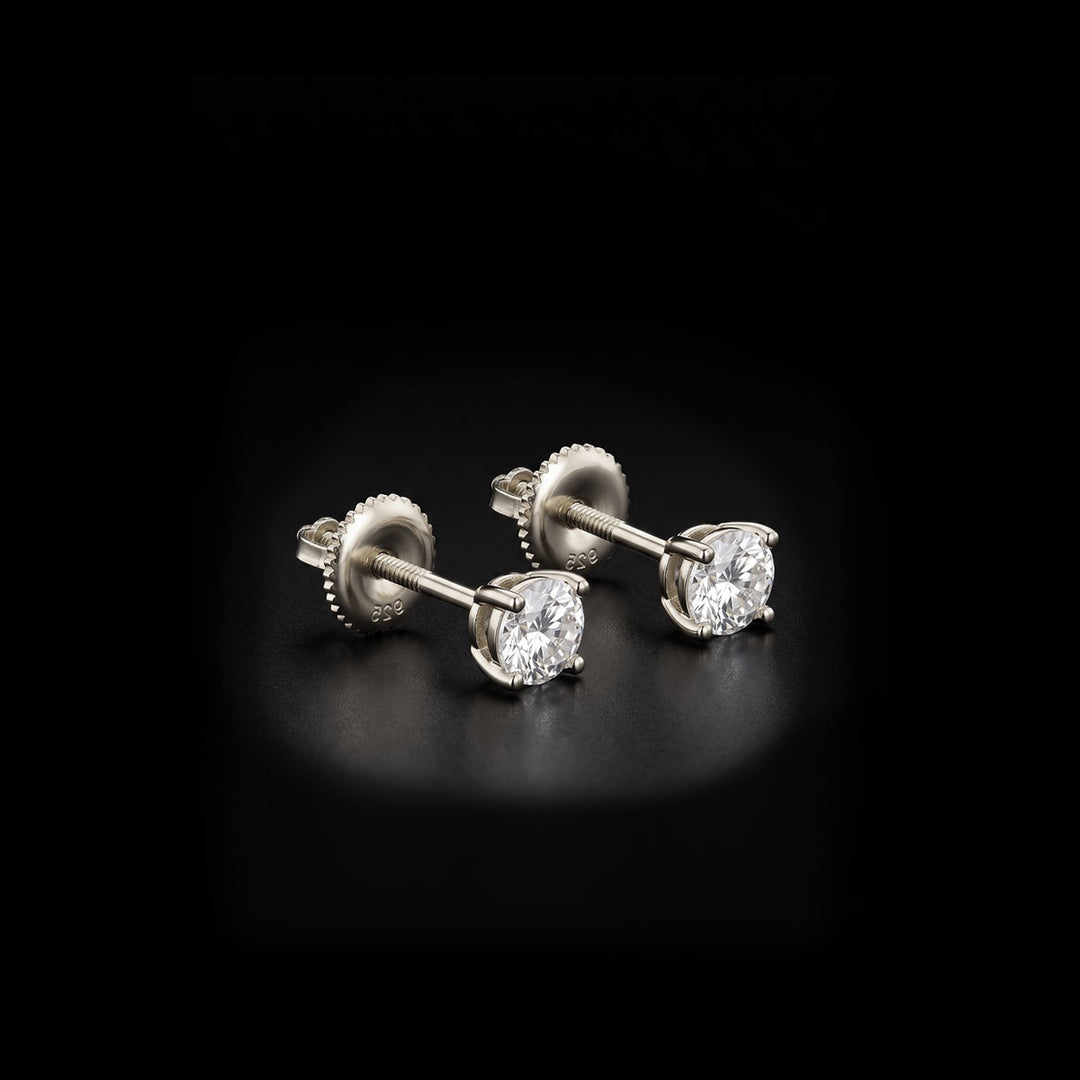 Med Solace Moissanite Earrings