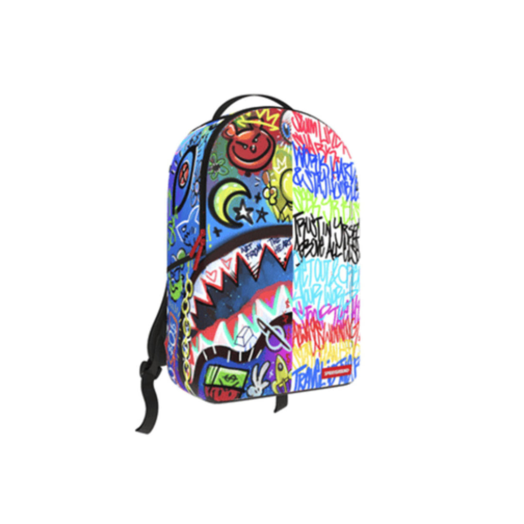 Spray Poetry Split DLX Mini Backpack