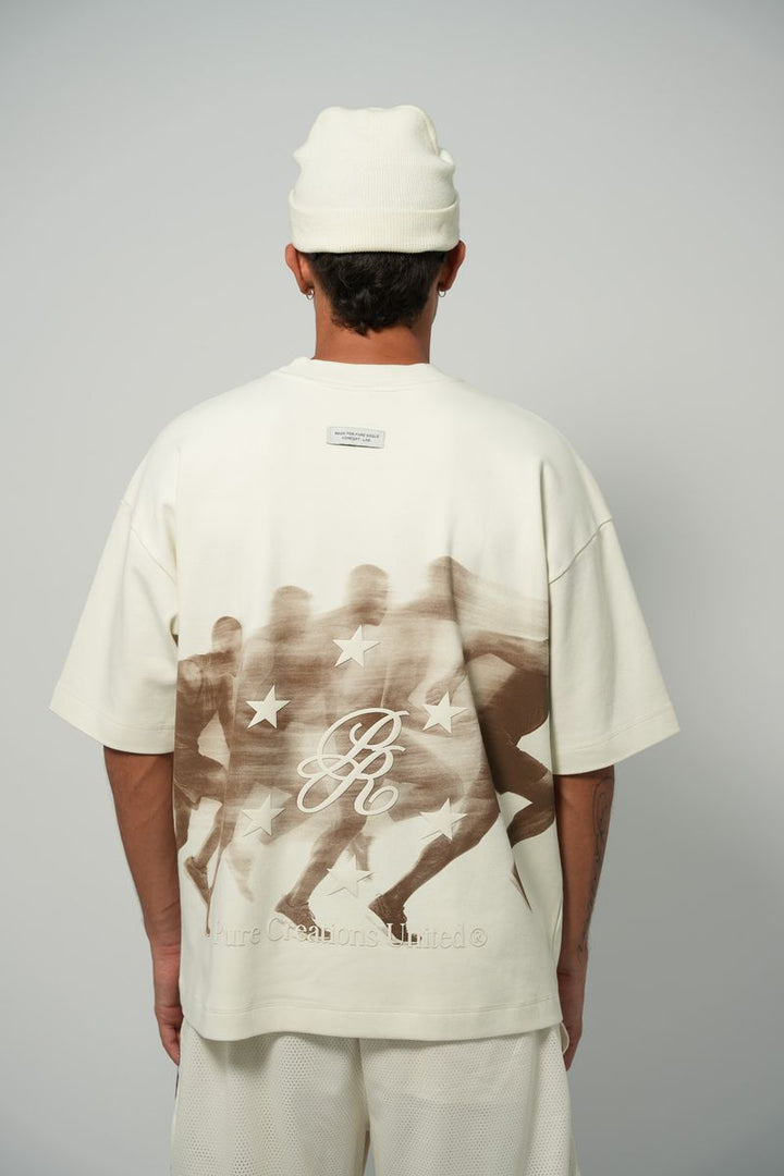 Still Hungry Track Tee (Cream)