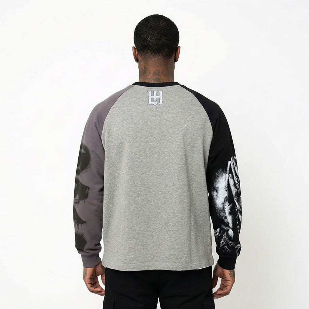 Street Hustlers Long Sleeve Tee (Grey)