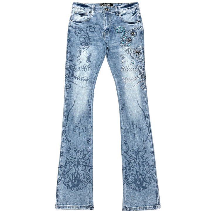 Art Print Light Blue Denim