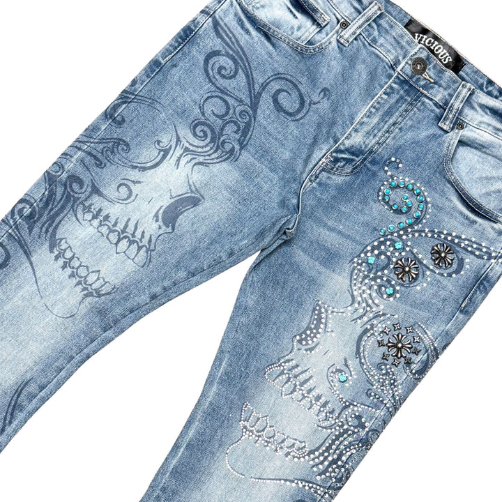 Art Print Light Blue Denim