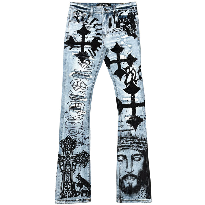 Premium Artwork Denim (Light Blue)