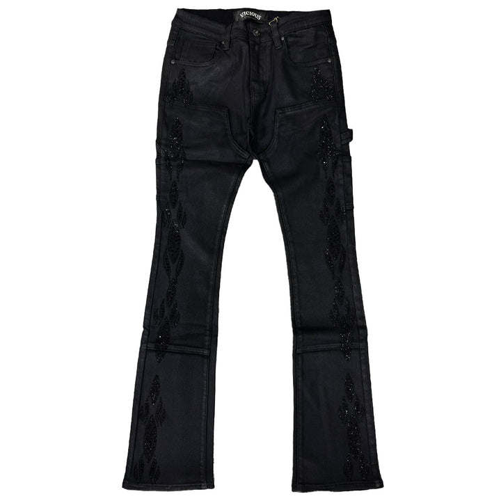 Carpenter Flare Denim (Black)