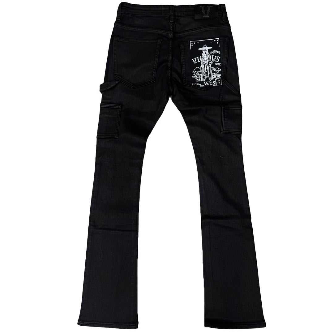 Carpenter Flare Denim (Black)