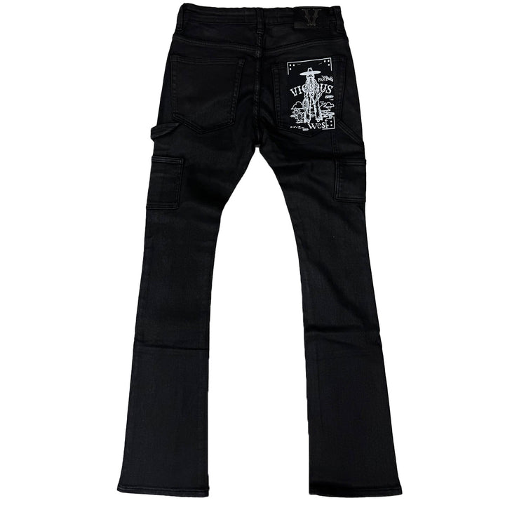 Carpenter Flare Denim (Black)