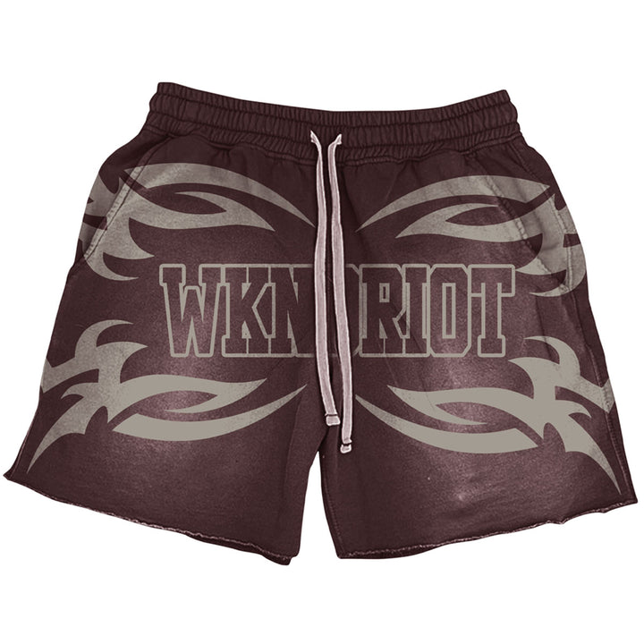 Varsity Terry Shorts (Burgundy)