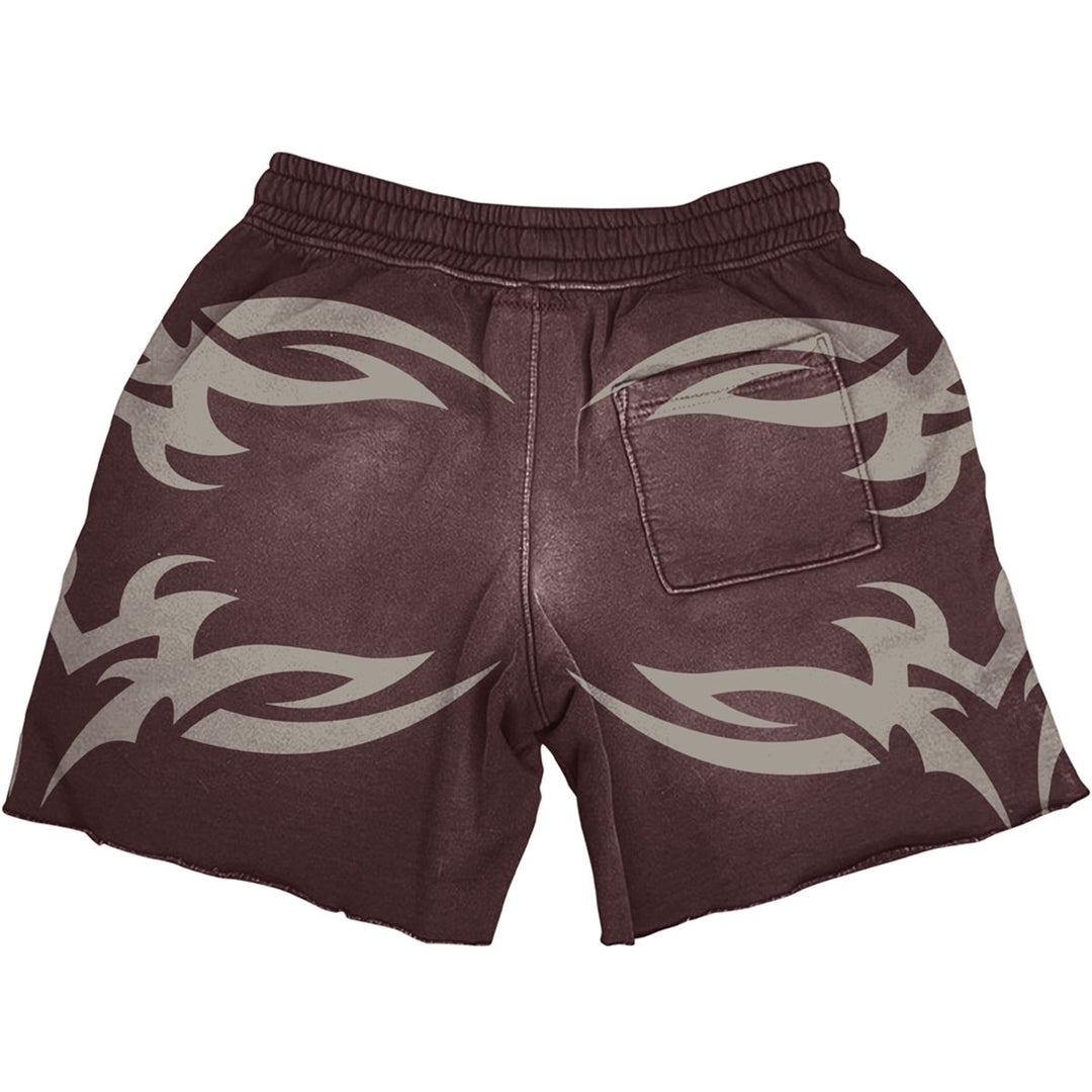 Varsity Terry Shorts (Burgundy)
