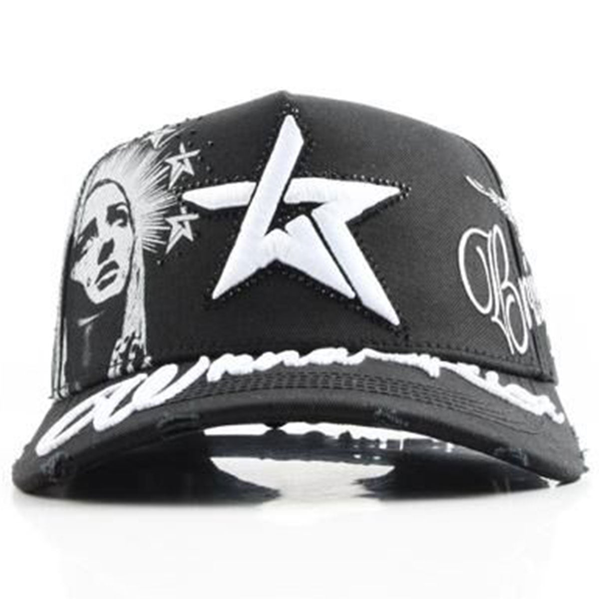 Virgin Mary Snapback Hat (Black) | WKND RIOT – Urban Street Wear