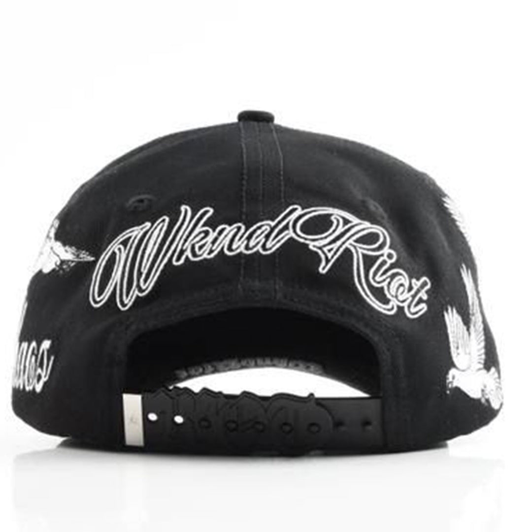 Virgin Mary Snapback Hat (Black)