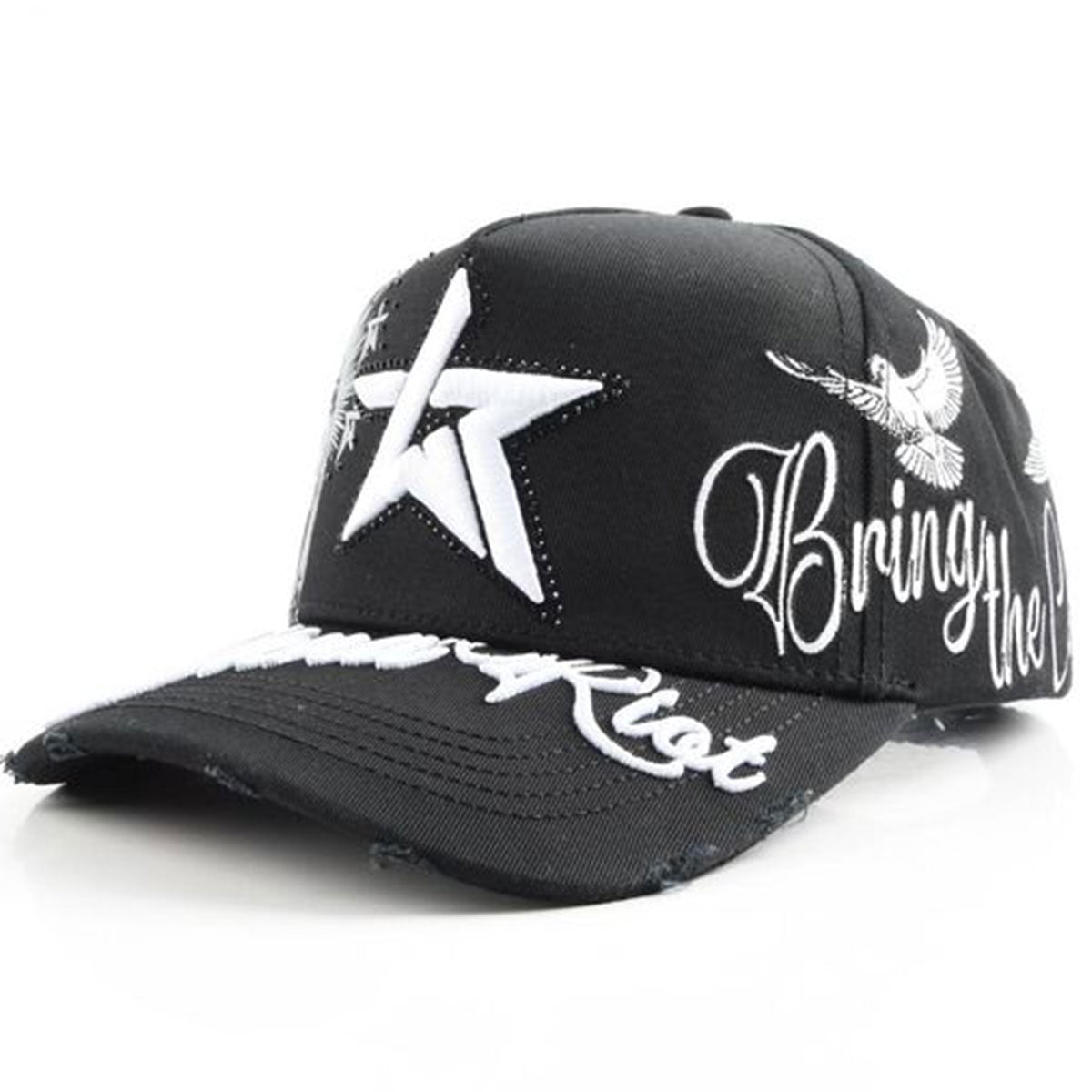 Virgin Mary Snapback Hat (Black) | WKND RIOT – Urban Street Wear