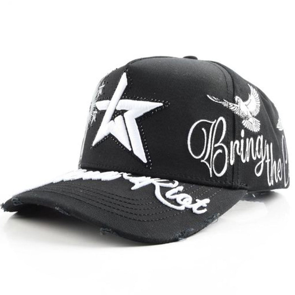 Virgin Mary Snapback Hat (Black) | WKND RIOT – Urban Street Wear