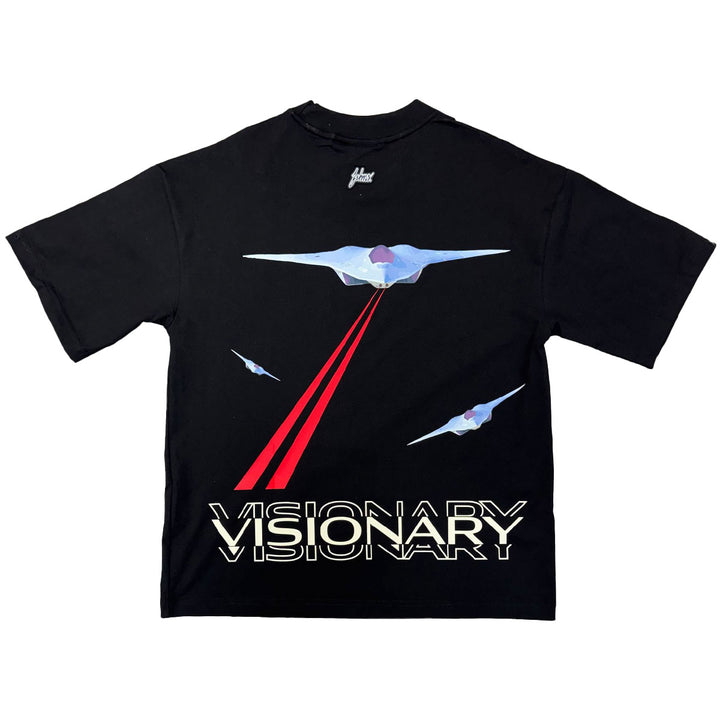 Laser Jet Boxy Tee (Black)