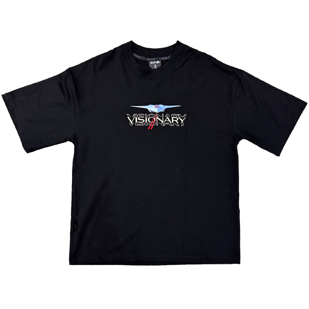 Laser Jet Boxy Tee (Black)