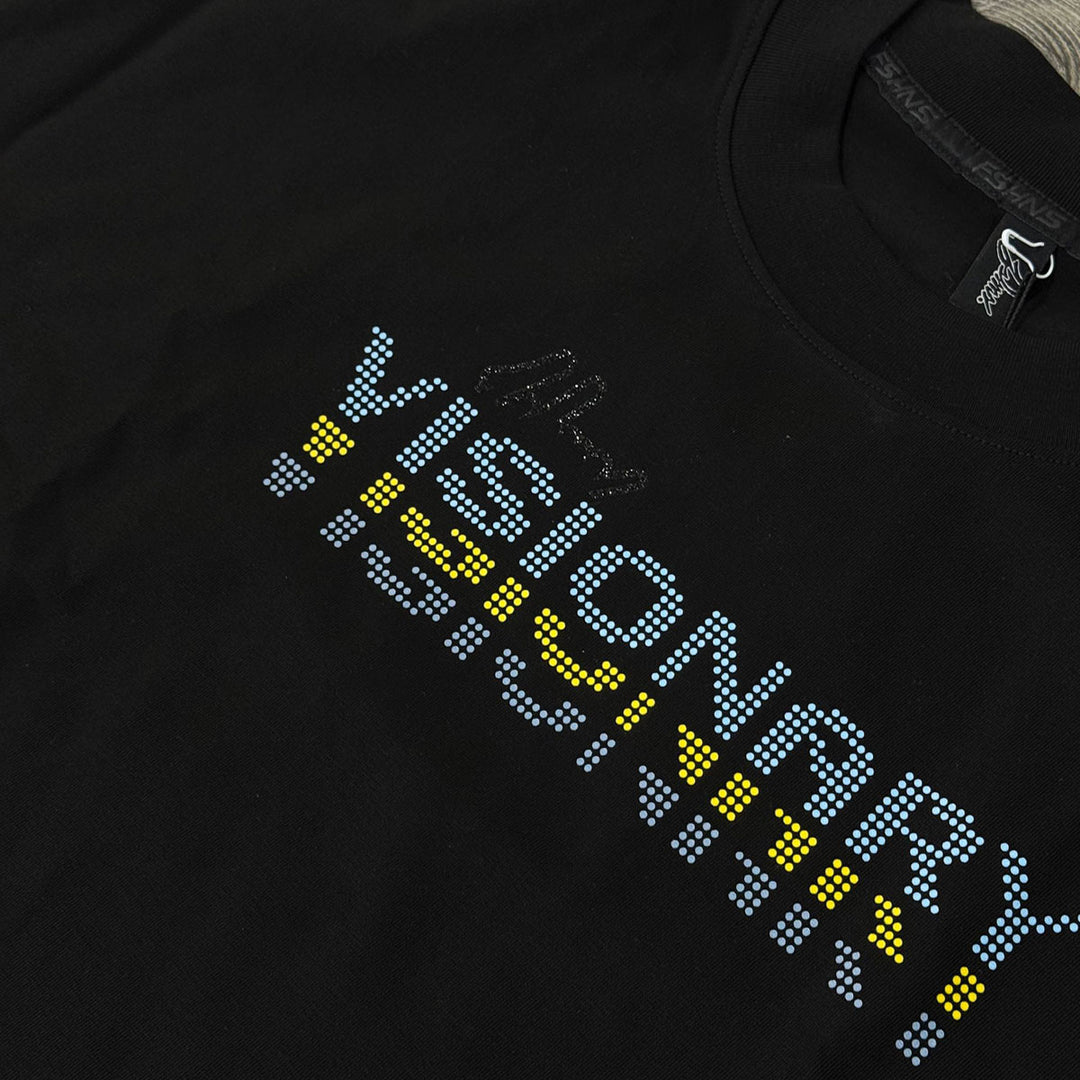 Visionary Dot Oversize Tee (Aqua / Yellow)