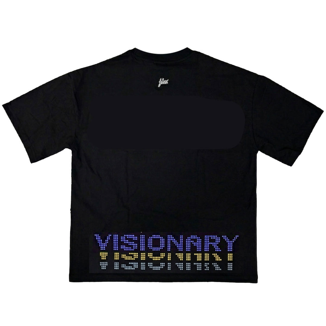Visionary Dot Oversize Tee (Black / Yellow)