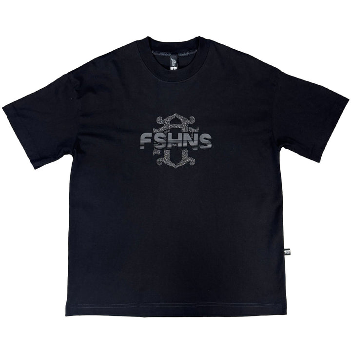 Visionary Monogram Oversize Tee (Full Black)