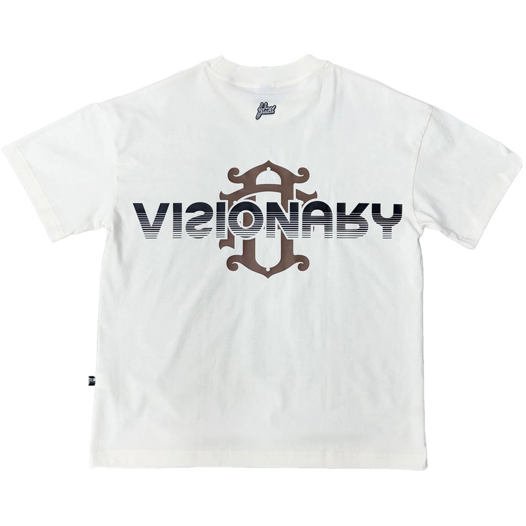Visionary Monogram Oversize Tee (Vanilla)