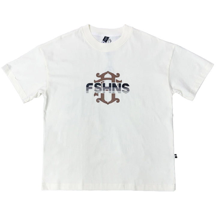 Visionary Monogram Oversize Tee (Vanilla)