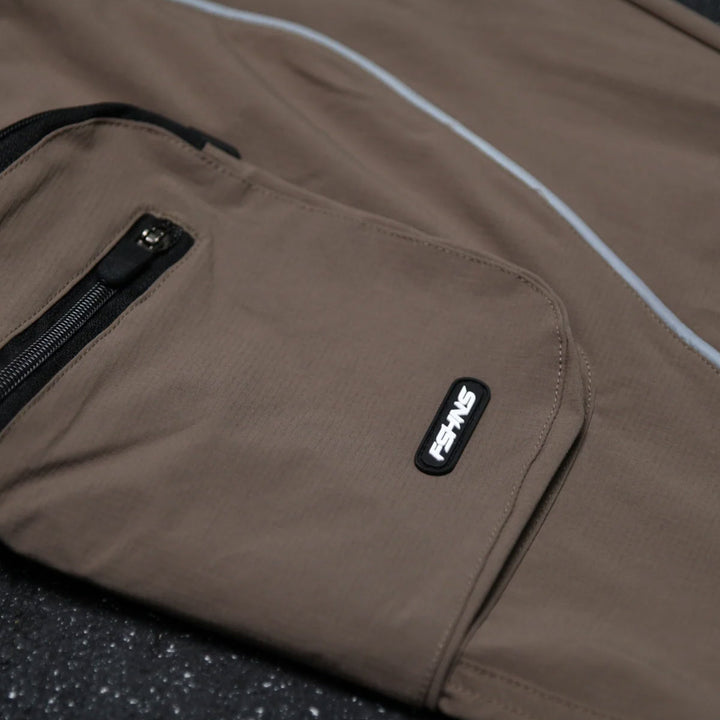 Baggy Vortex Reflective Pants (Coffee)