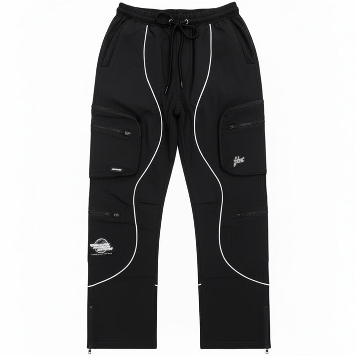 Baggy Vortex Reflective Pants (Black)
