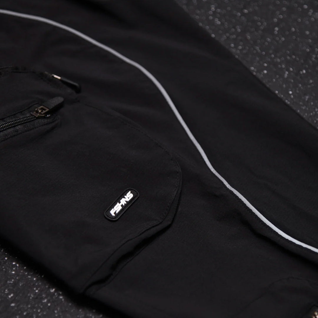 Baggy Vortex Reflective Pants (Black)