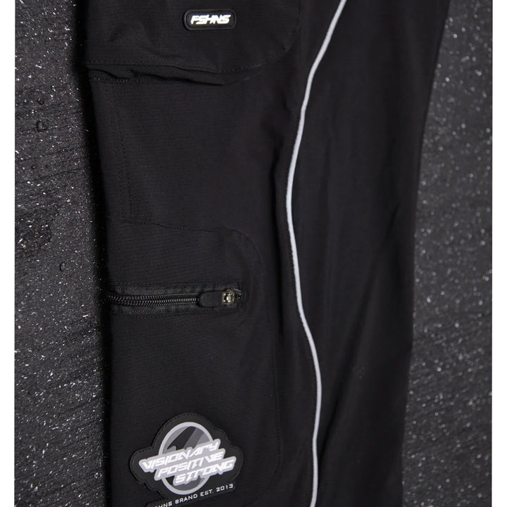 Baggy Vortex Reflective Pants (Black)