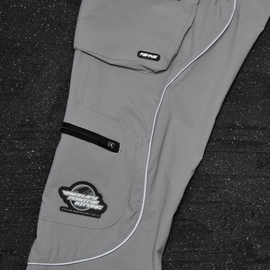 Baggy Vortex Reflective Pants (Grey)