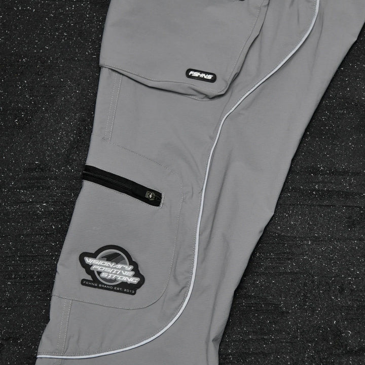 Baggy Vortex Reflective Pants (Grey)