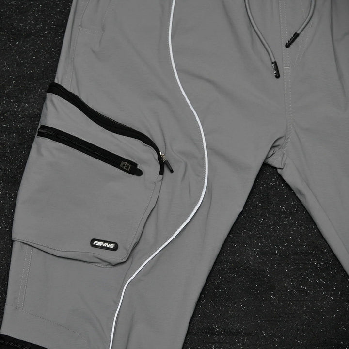 Baggy Vortex Reflective Pants (Grey)