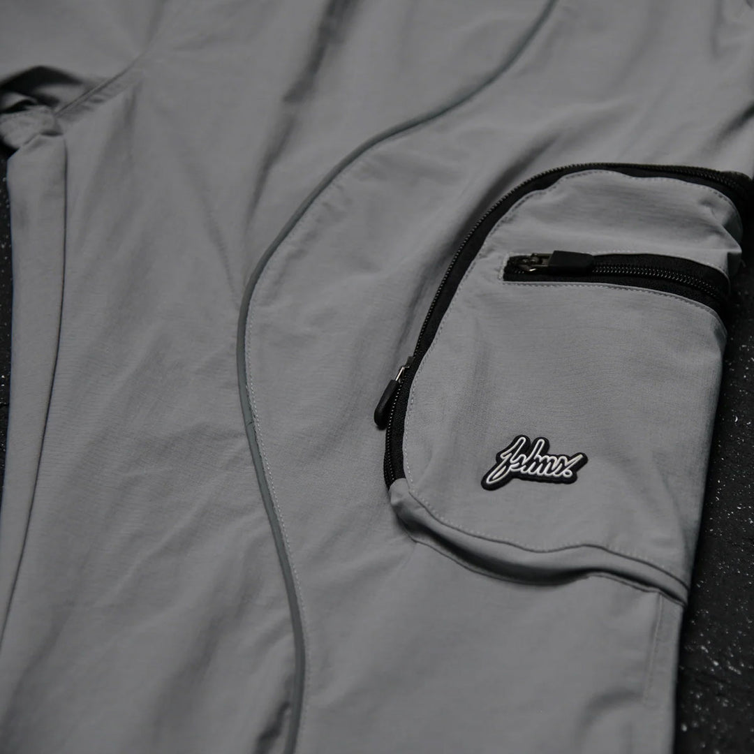 Baggy Vortex Reflective Pants (Grey)